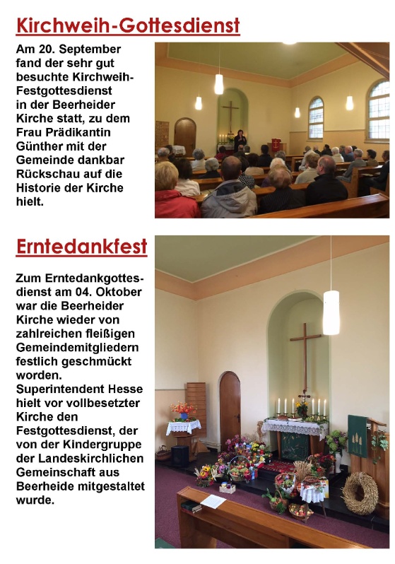 KIrchweih Erntedankfest 2015